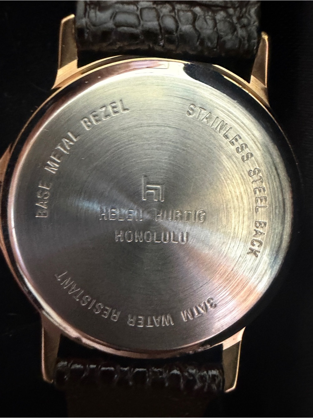 Vintage Bernard Hurtig 18th Hole Watch See Video - Picture 6 of 8